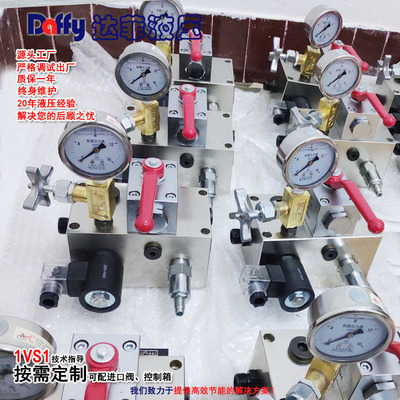 泵站控制液压阀组