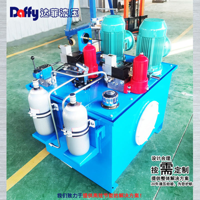 矿用盘式制动器双系统液压站 双法兰